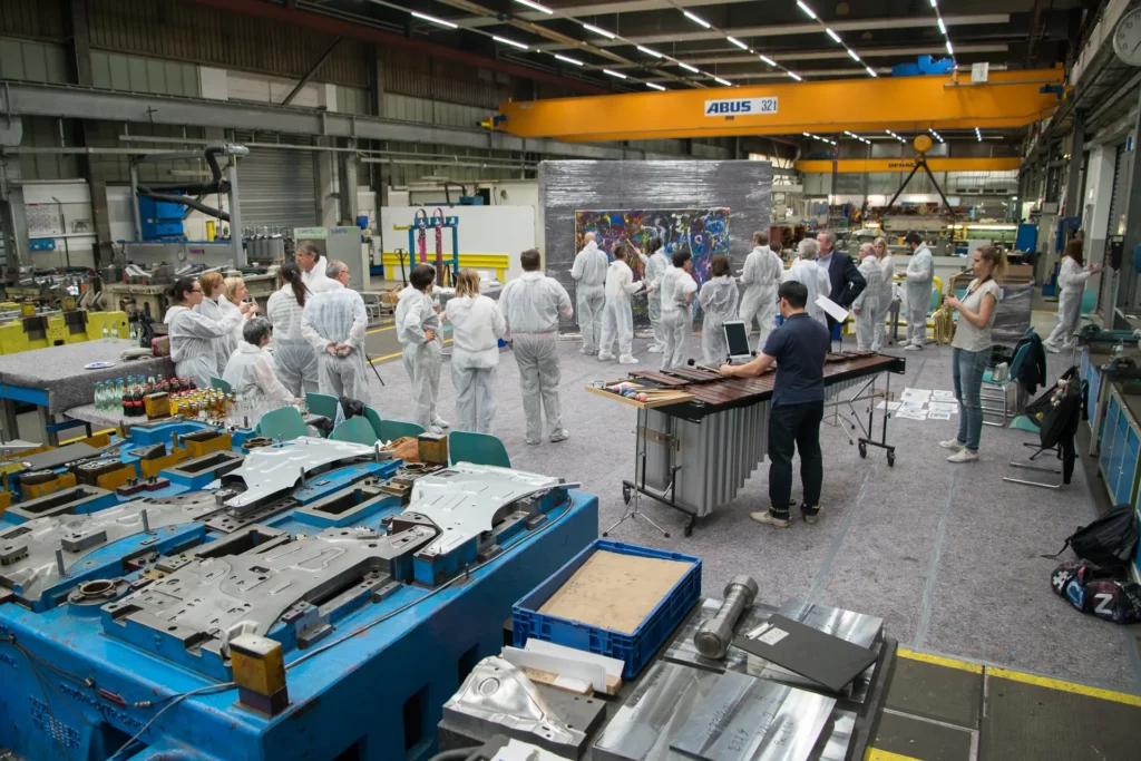 For KIRCHHOFF Culture Life, the tool shop area in Iserlohn was transformed an artist's studio.