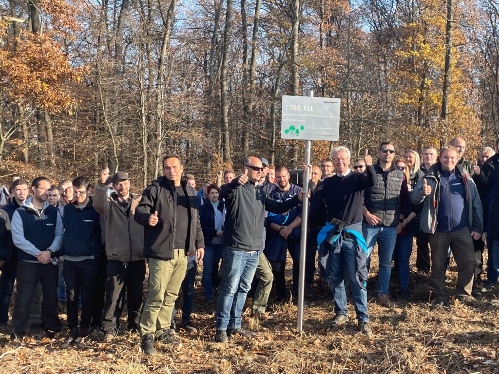 Tree-planting event in Esztergom