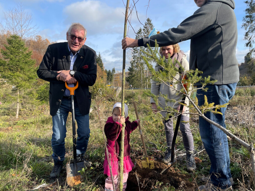 Tree-planting event in Attendorn