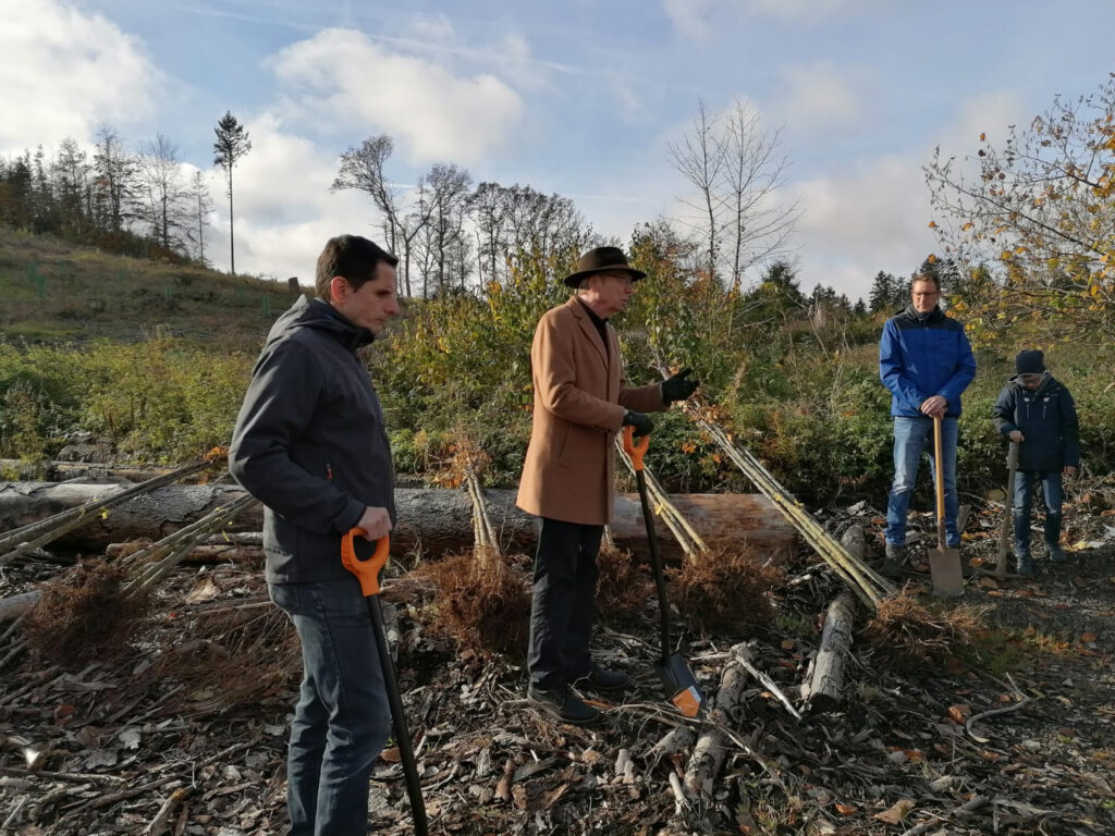 Tree-planting event in Attendorn