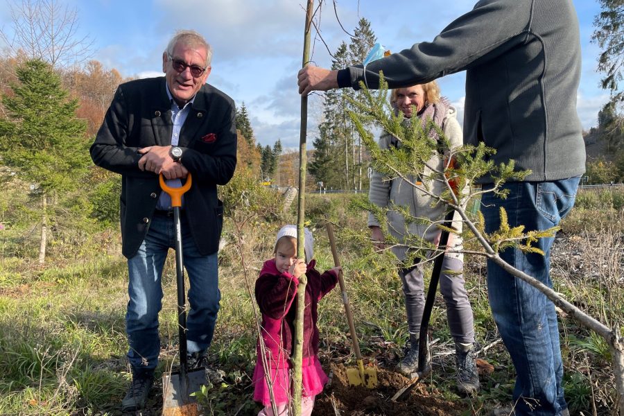 Tree-planting event in Attendorn