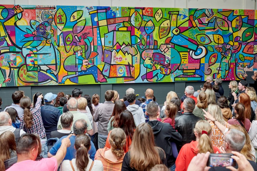 The finished artwork in Iserlohn