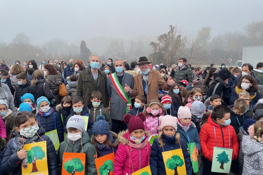 Tree-planting event in Turin
